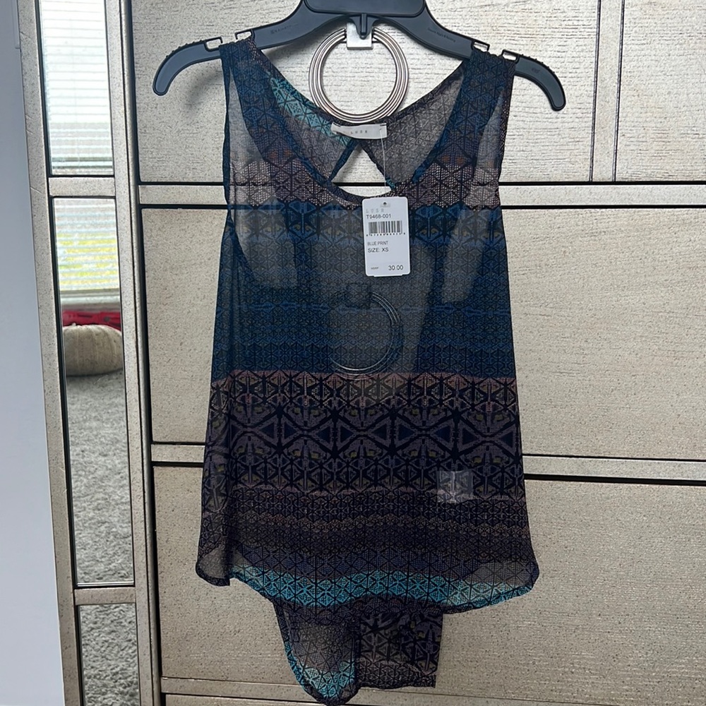 New with tags lush tribal tank top